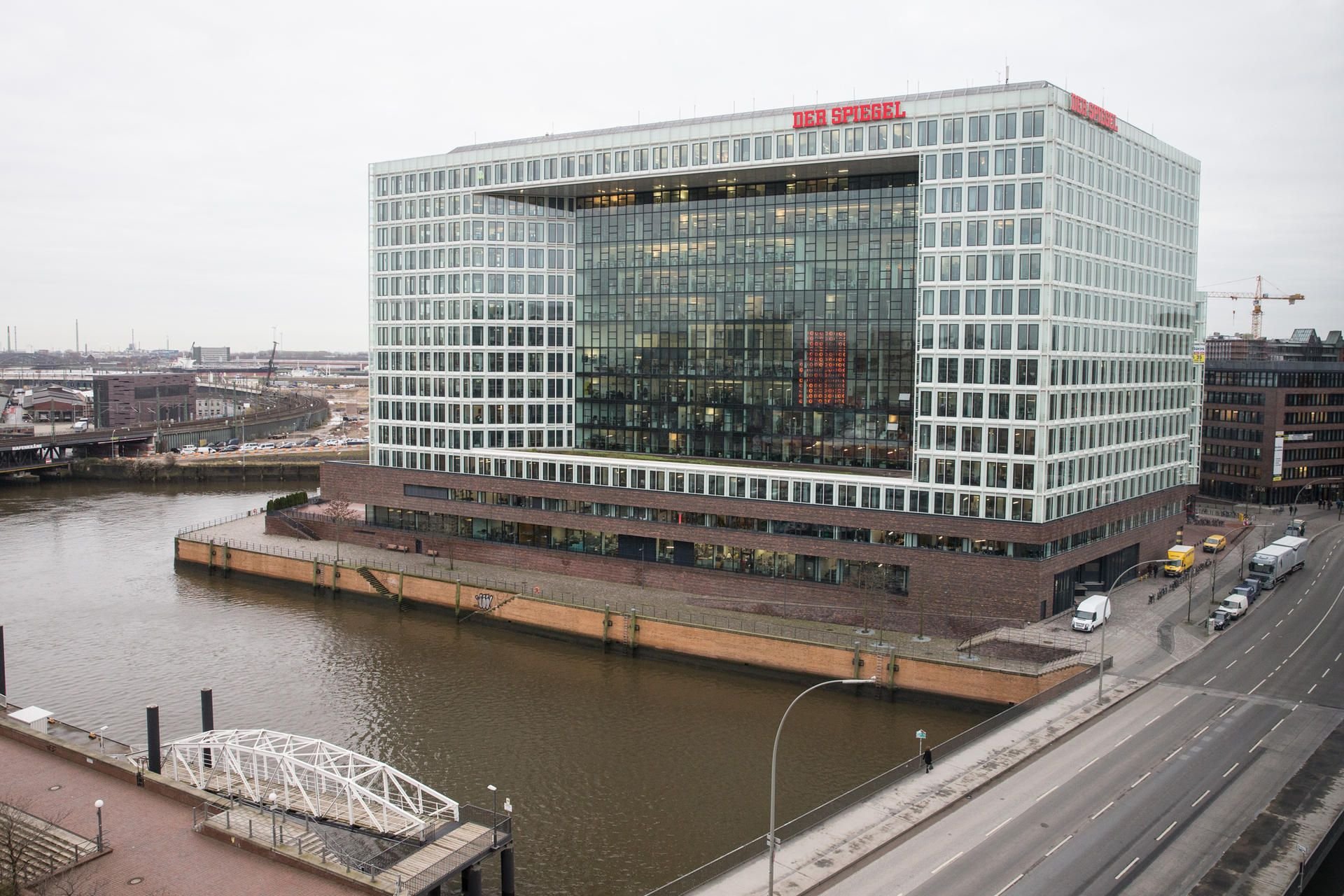 Das „Spiegel“-Verlagsgebäude in Hamburg