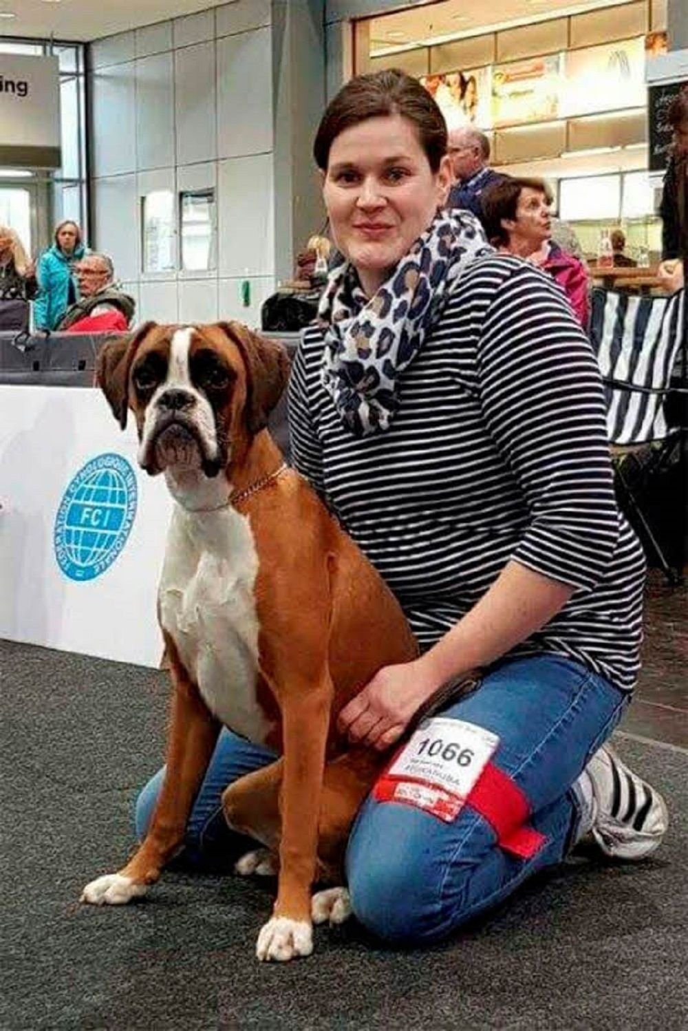 Kathleen Meinel hat Bonita in Leipzig im Wertungsring geführt.