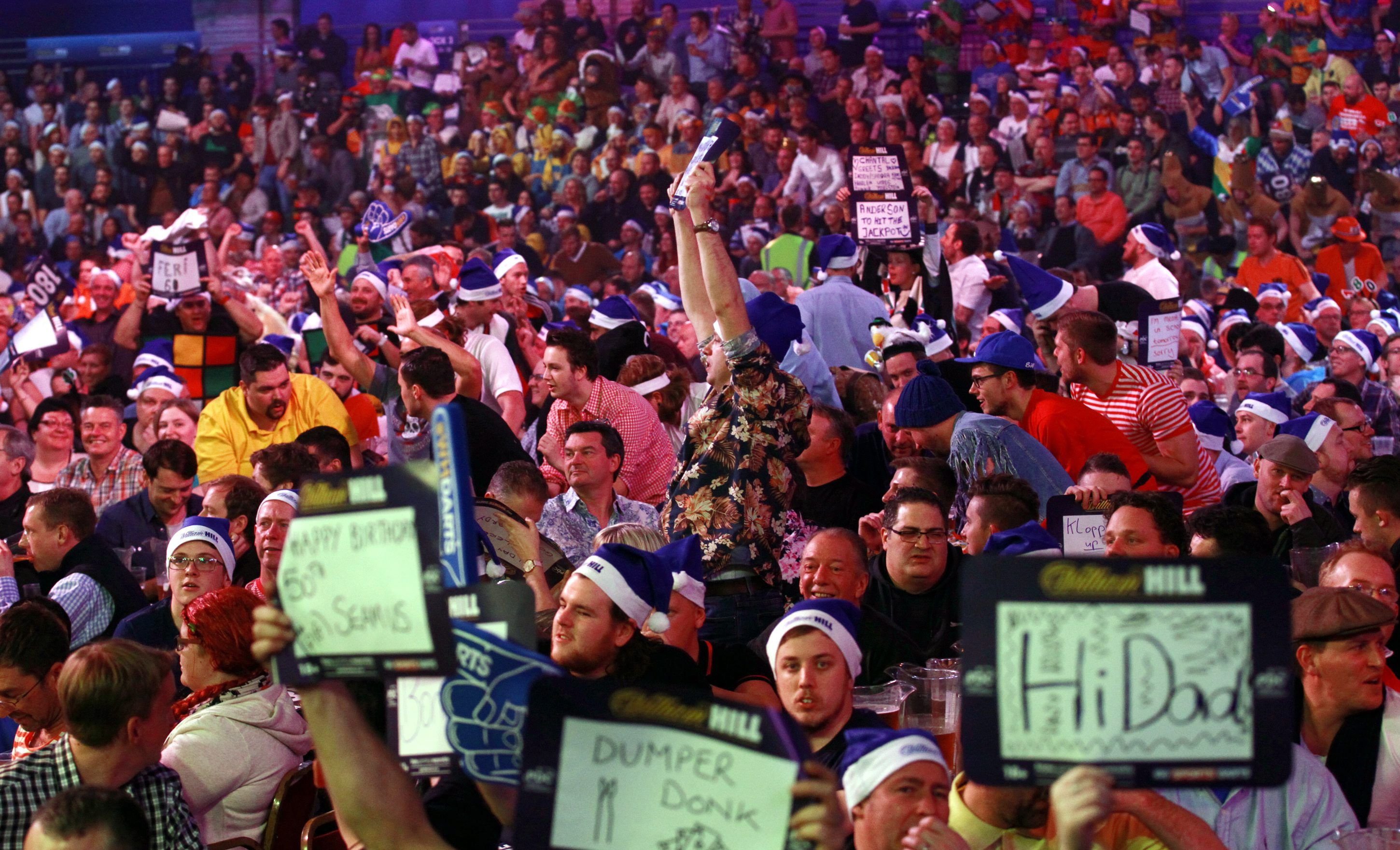 Die Darts-WM ist bekannt für ihr einzigartiges Publikum.