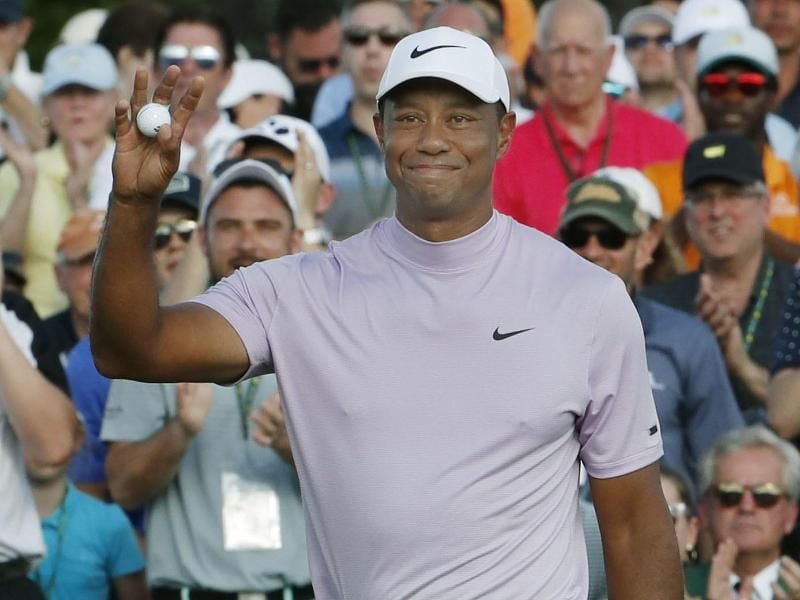 Will seinen fünften Masters-Titel gewinnen: Superstar Tiger Woods. Foto: kyodo