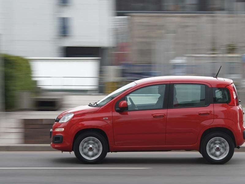 Kantiger Kult: Der Panda ist neben dem 500 die klassische Kleinwagenbaureihe von Fiat. Foto: Thomas Starck/Fiat/dpa-tmn