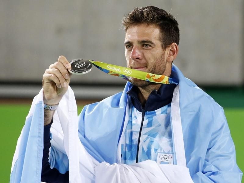 Helden-Empfang für Silbermedaillengewinner del Potro