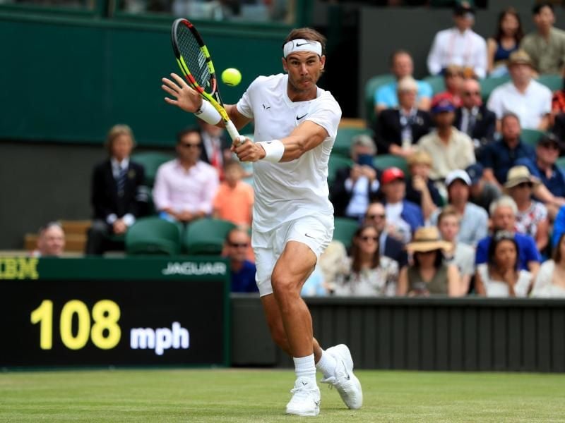 Steht im Wimbledon im Achtelfinale: Rafael Nadal. Foto: Mike Egerton/PA Wire