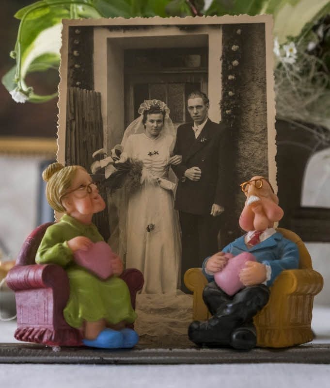 Das Hochzeitsfoto von Ella und Bruno Lüttich entstand am 24. Mai 1952. Nach 65 Jahren feiern die beiden nun Eiserne Hochzeit.