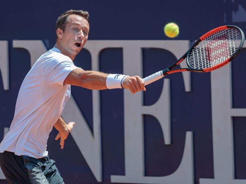 Philipp Kohlschreiber gewann das deutsche Duell mit Yannick Hanfmann. Foto: Expa/Johann Groder/APA
