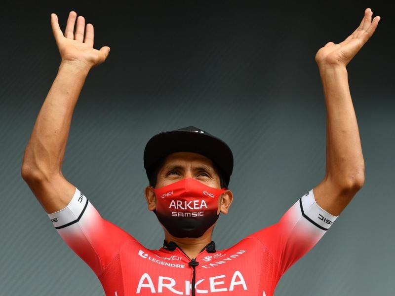 Wurde an beiden Knien operiert: Nairo Quintana. Foto: David Stockman/BELGA/dpa