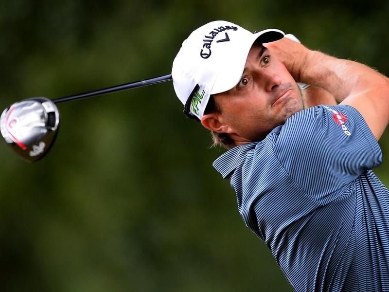 US-Golfer Kevin Kisner führt in Charlotte mit einem Schlag Vorsprung. Foto: Jeff Siner/Charlotte Observer