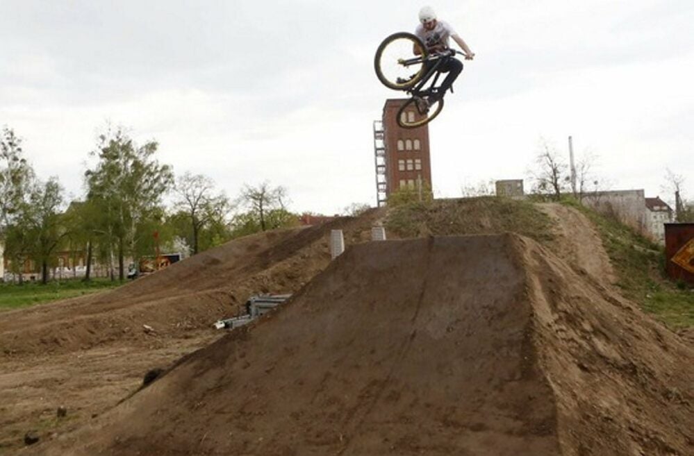 Eine spezielle Mountainbikestrecke so wie hier in Bitterfeld soll auch in Mücheln geschaffen werden.