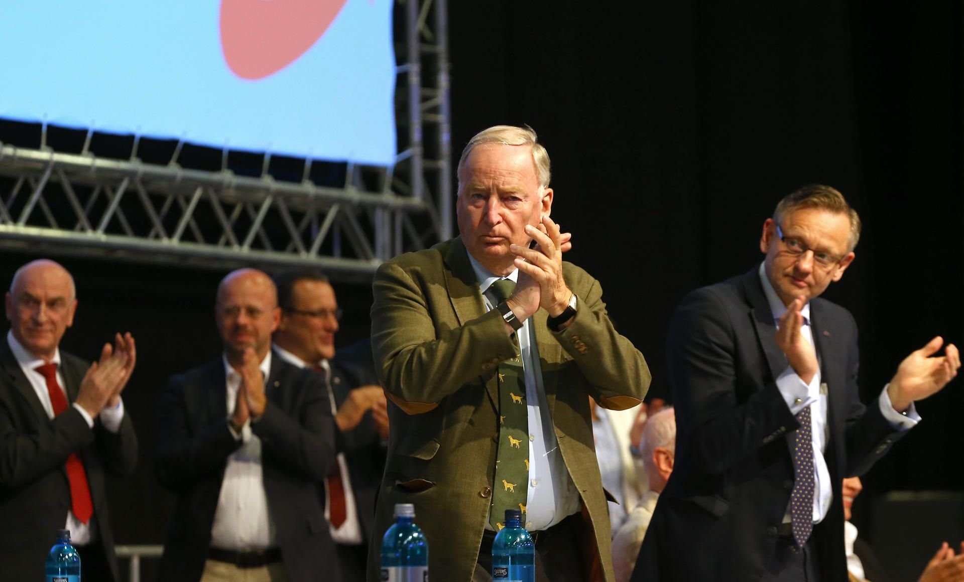 AfD-Vorsitzender Alexander Gauland und Vorstandsmitglieder.
