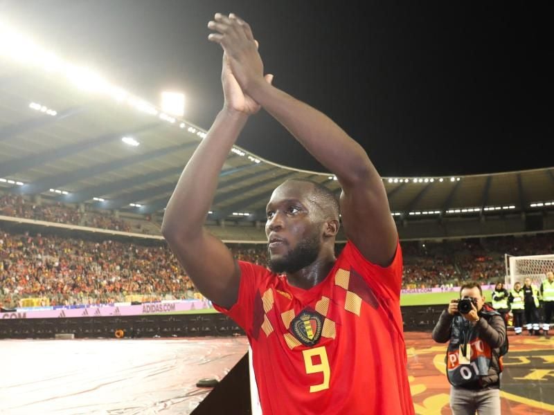 Romelu Lukaku traf doppelt bei Belgiens Heimsieg. Foto: Virginie Lefour/BELGA