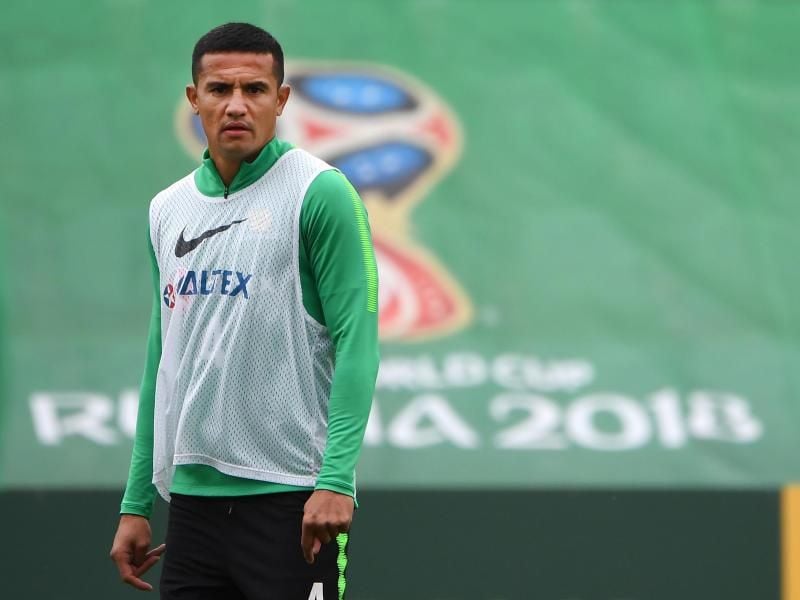 Der Australier Tim Cahill spielt in Russland seine vierte WM. Foto: Dean Lewins