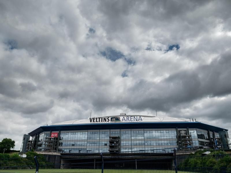 In der Veltins-Arena in Gelsenkirchen trifft Inter Mailand auf den FC Getafe. Foto: Fabian Strauch/dpa