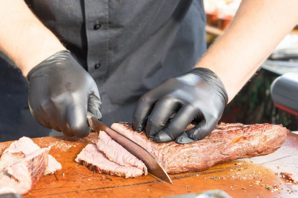 Bei der Grillmeisterschaft wurden Spareribs zubereitet.