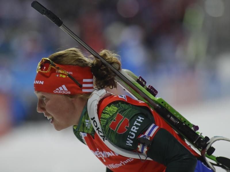 Biathletin Laura Dahlmeier will auch in dieser Saison für Furore sorgen. Foto: Sergei Grits/AP