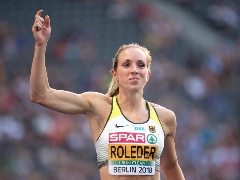 Neben Cindy Roleder laufen auch Pamela Dutkiewicz und Ricarda Lobe über 100 Meter Hürden im Finale. Foto: Sven Hoppe