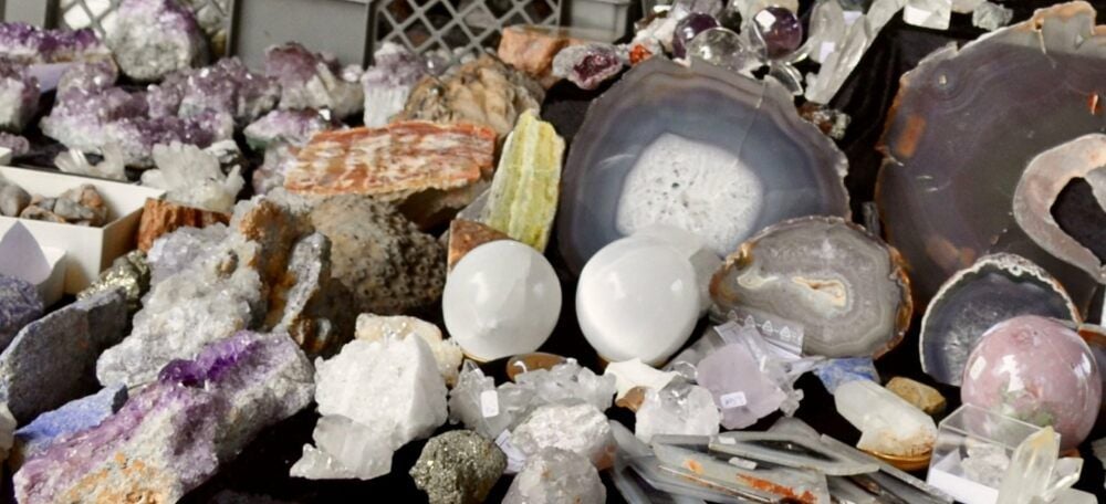Auf der Börse am Hettstedter Mansfeld-Museum gab es eine große Vielfalt an Mineralien aus aller Welt zu sehen.
