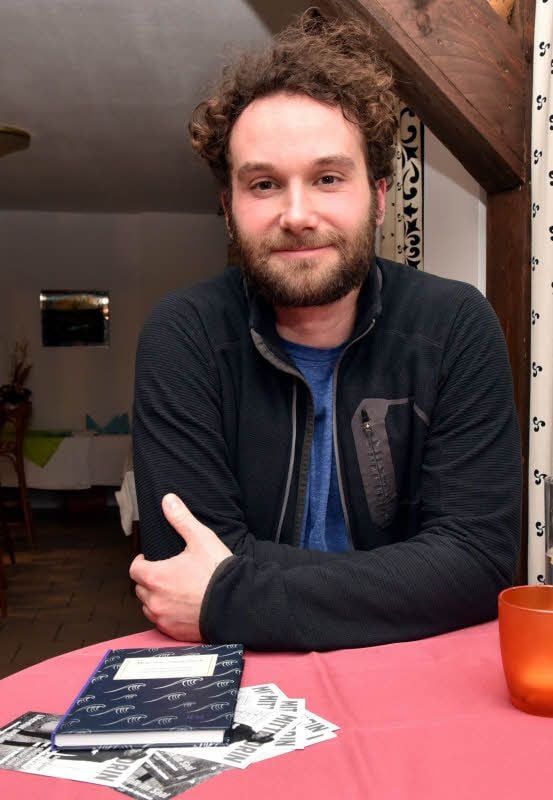 Johannes Geiger war kürzlich bei einer Lesung in Weißenfels.