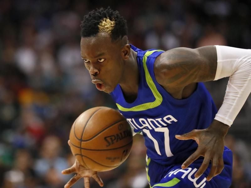 Beendete die Vorbereitung mit den Atlanta Hawks mit einer Niederlage: NBA-Profi Dennis Schröder. Foto: Todd Kirkland