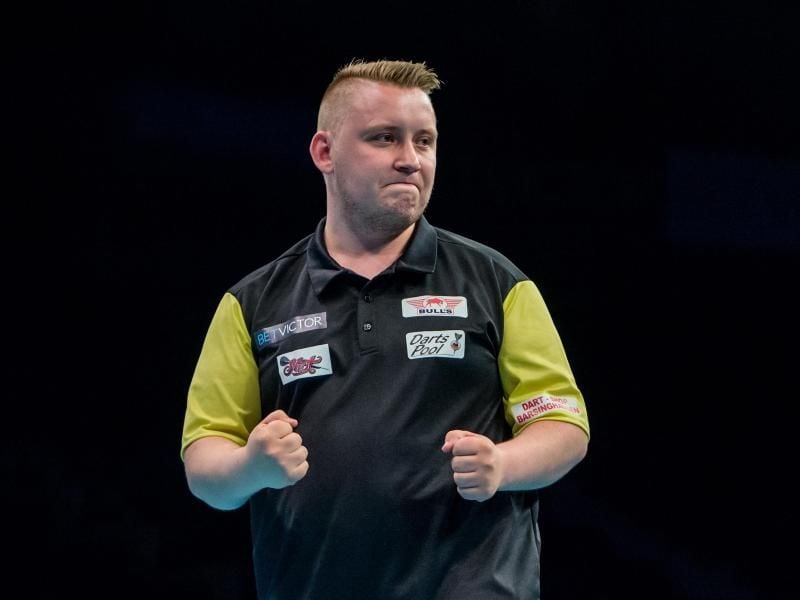War beim World Matchplay im Achtelfinale knapp gescheitert: Martin Schindler. Foto: Daniel Bockwoldt