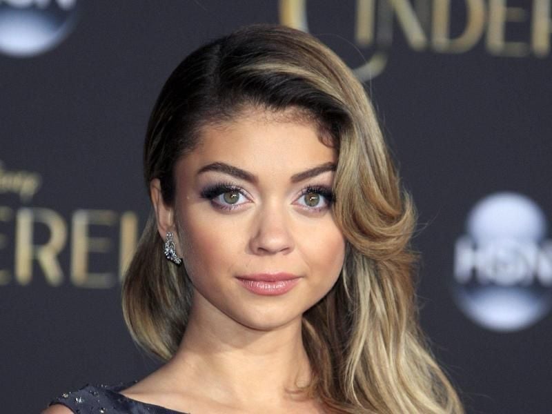 US-Schauspielerin Sarah Hyland bei der Premiere des Films "Cinderella" in Hollywood. Foto: Nina Prommer