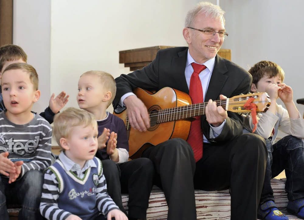 Ein Musensohn war er auch schon als Minister: Norbert Bischoff