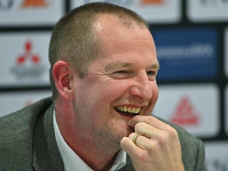 Henrik Rödl ist der Coach der deutschen Basketballer. Foto: Harald Tittel