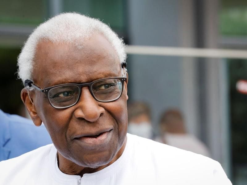 Lamine Diack wurde zu einer Haftstrafe verurteilt. Foto: Thomas Samson/AFP/dpa