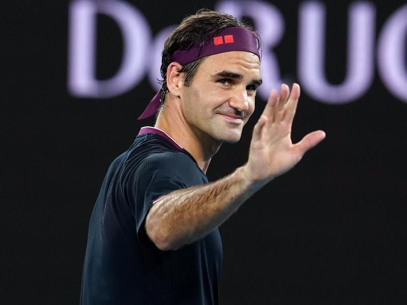 Schlägt nächstes Jahr in Halle auf: Roger Federer. Foto: Dave Hunt/AAP/dpa