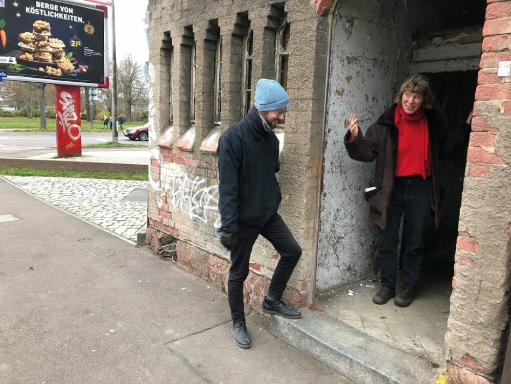 Tim Mahn und Hilde Pank gehören zum Verein „Das Bedürfnis“