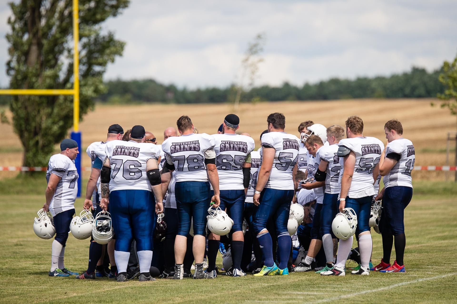 Die Wittenberg Saints haben in diesem Jahr ihre Debüt-Saison in der Landesliga Ost Mitte absolviert.