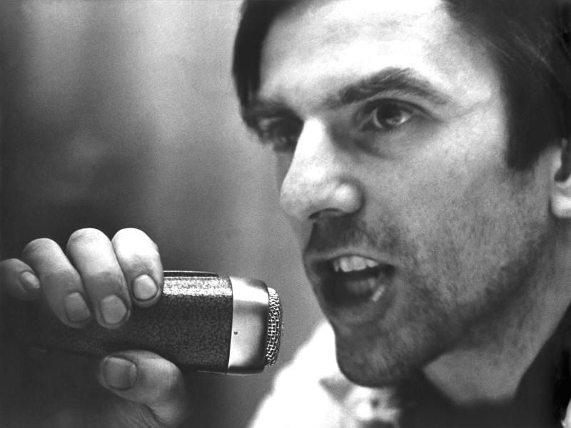 Rudi Dutschke, Studentenführer und Ideologe des SDS (Sozialistischer Deutscher Studentenbund). Am 11. April 1968 wurde er auf dem Kurfürstendamm in Berlin niedergeschossen. Foto: Wilhelm Bertram