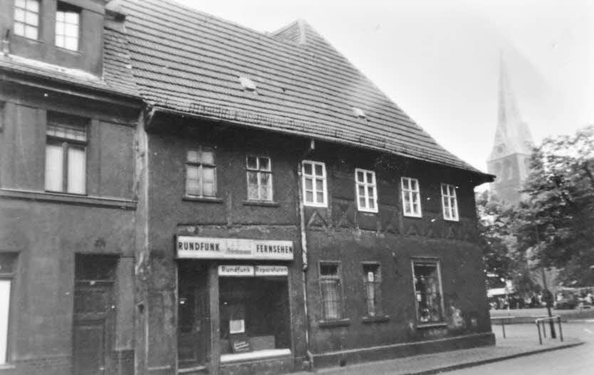 Das Friedemann-Geschäft war bis 1966 in der Burgstraße.
