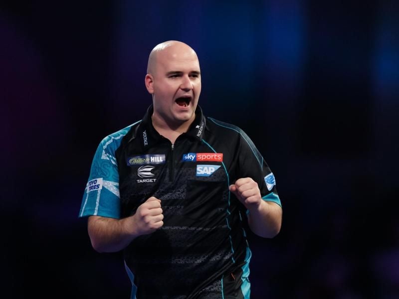 Rob Cross gewann das World Matchplay zum ersten Mal. Foto: John Walton/PA Wire