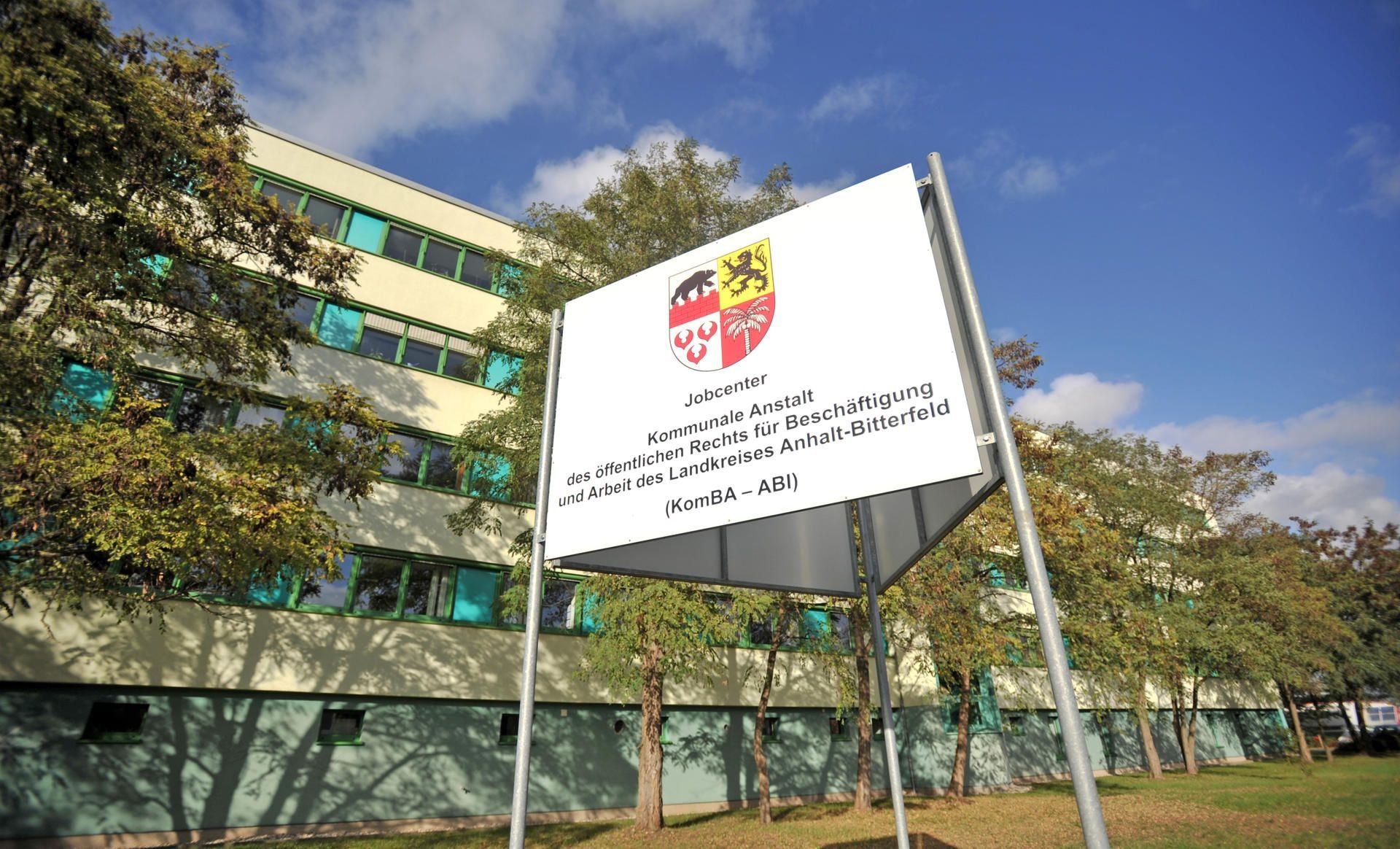 Jobcenter in der Zörbiger Straße in Bitterfeld