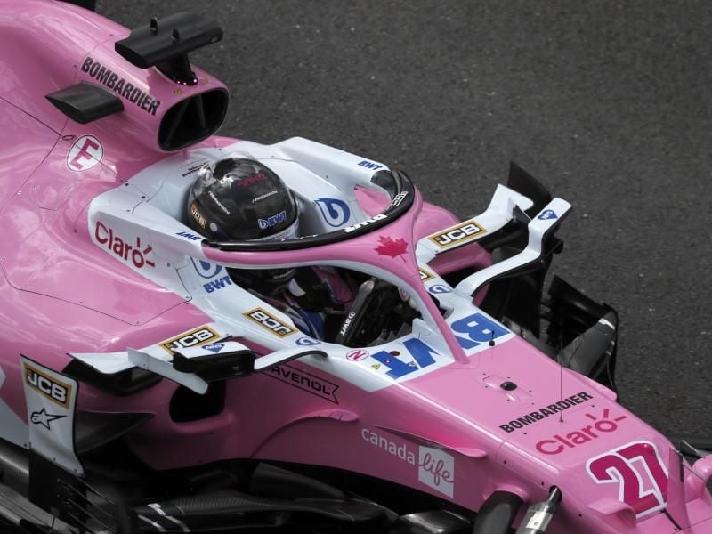 Das Formel-1-Team Racing Point soll Bauteile illegal kopiert haben. Foto: Frank Augstein/Pool'AP/dpa
