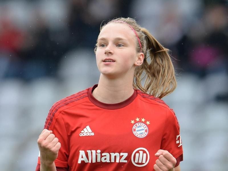 Vivianne Miedema steuerte zwei Treffer zum 4:0 der Münchnerinnen im Spiel gegen FK Rossijanka bei. Foto: Andreas Gebert