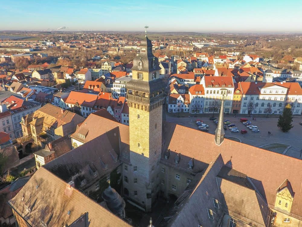 Blick auf die Stadt Zeitz