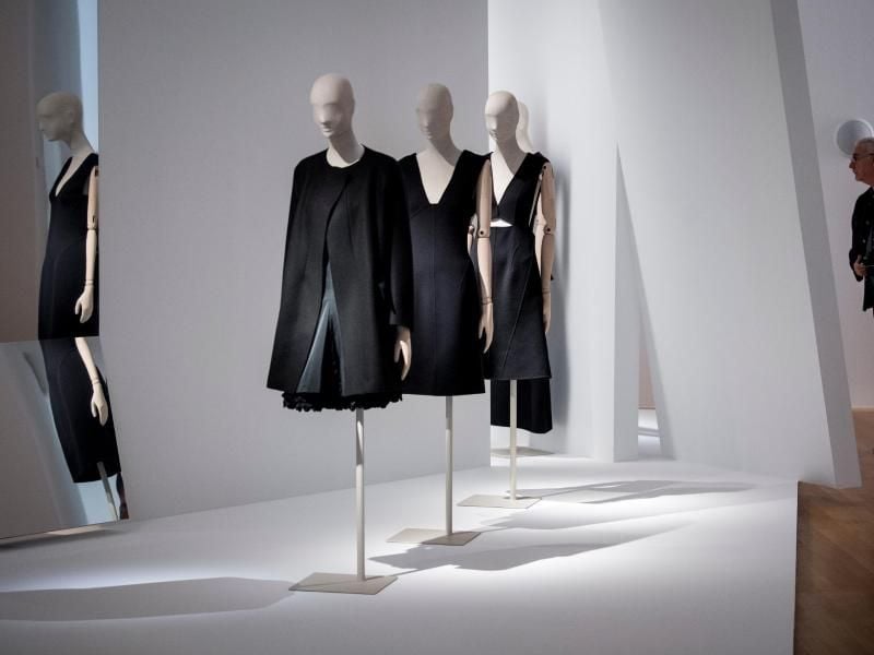 Die Ausstellung "Jil Sander" im Museum für Angwandte Kunst. Foto: Boris Roessler/Archiv