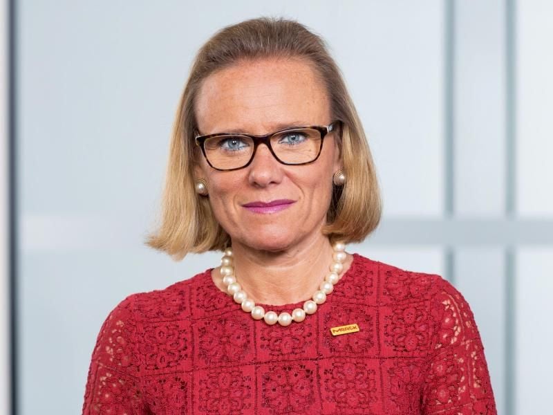 Belén Garijo blickt in die Kamera. Foto: Merck/dpa/Archivbild