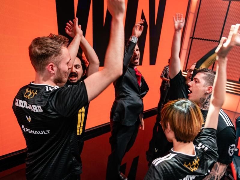 Können jubeln: Überraschend schlug Team Vitality am Freitag die Favoriten von G2 Esports in der LEC. Foto: Riot Games