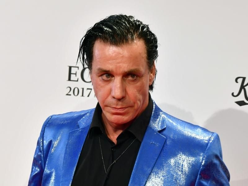 Der Sänger der Band Rammstein, Till Lindemann. Foto: Jens Kalaene