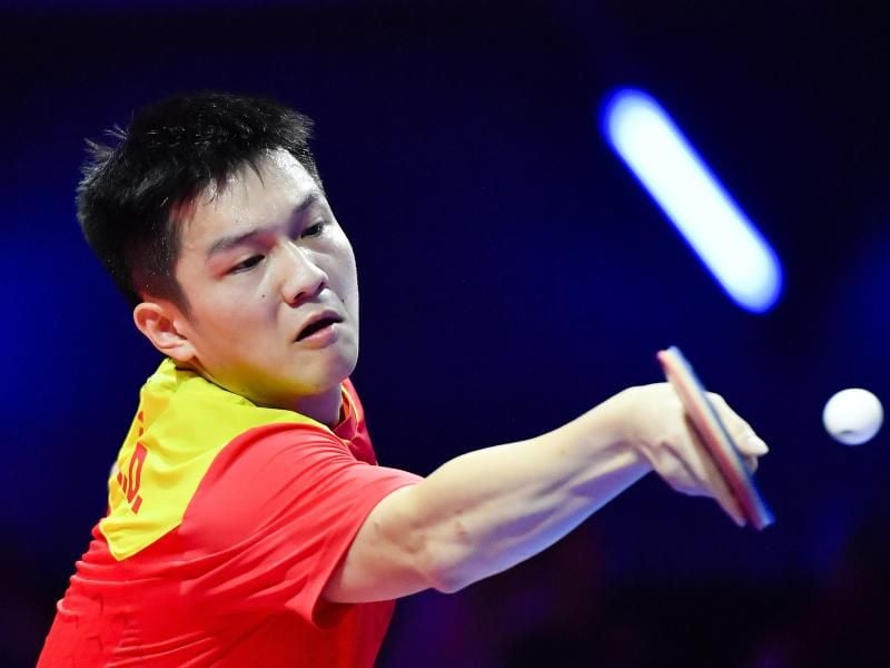 In Budapest früh ausgeschieden: Fan Zhendong. Foto: Chen Yichen/XinHua