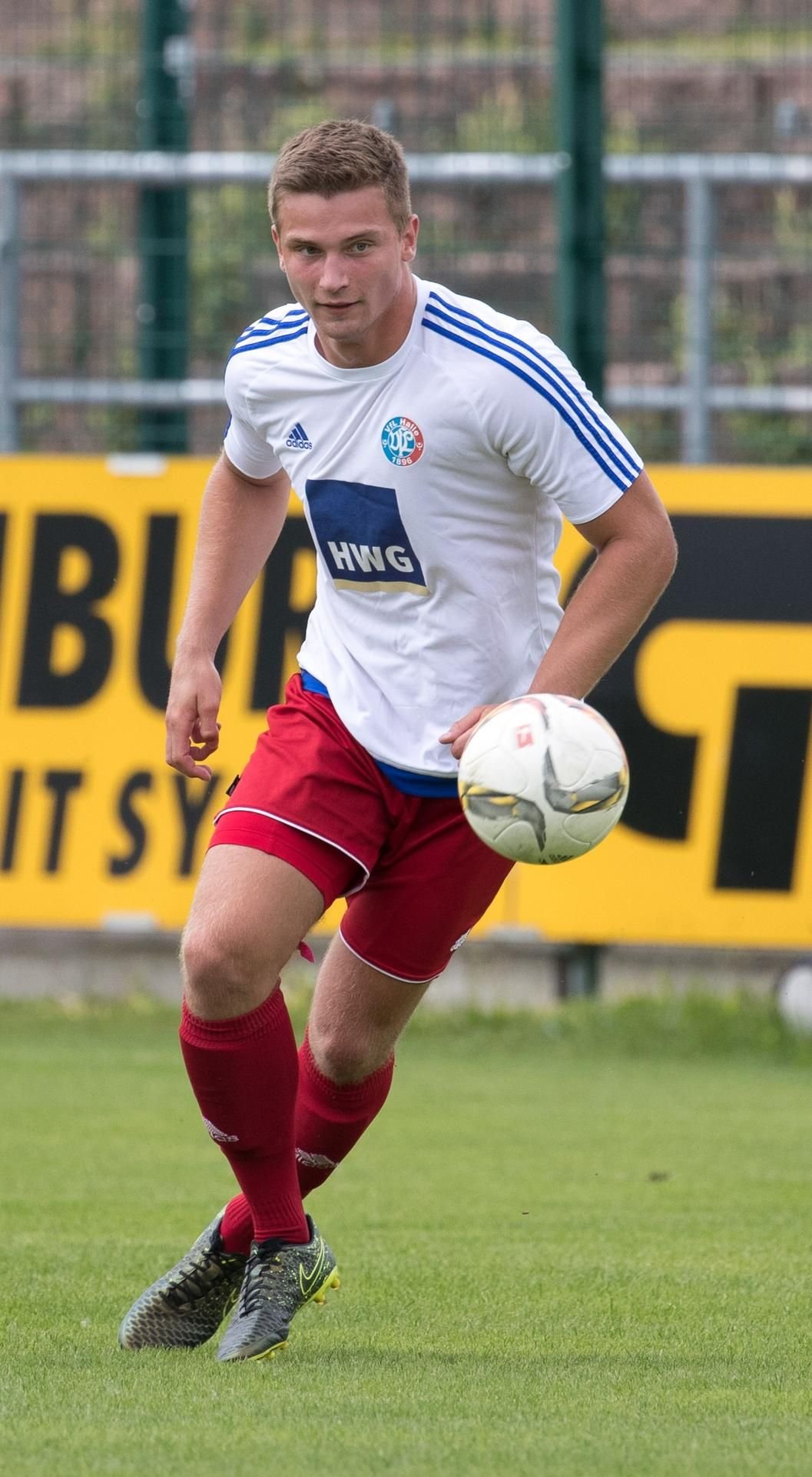 Paul Zimmermann vom VfL Halle 96.