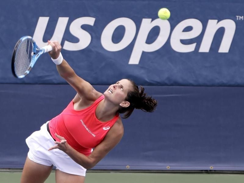Hat bei den US Open die zweite Runde erreicht: Julia Görges in Aktion. Foto: Frank Franklin Ii/AP