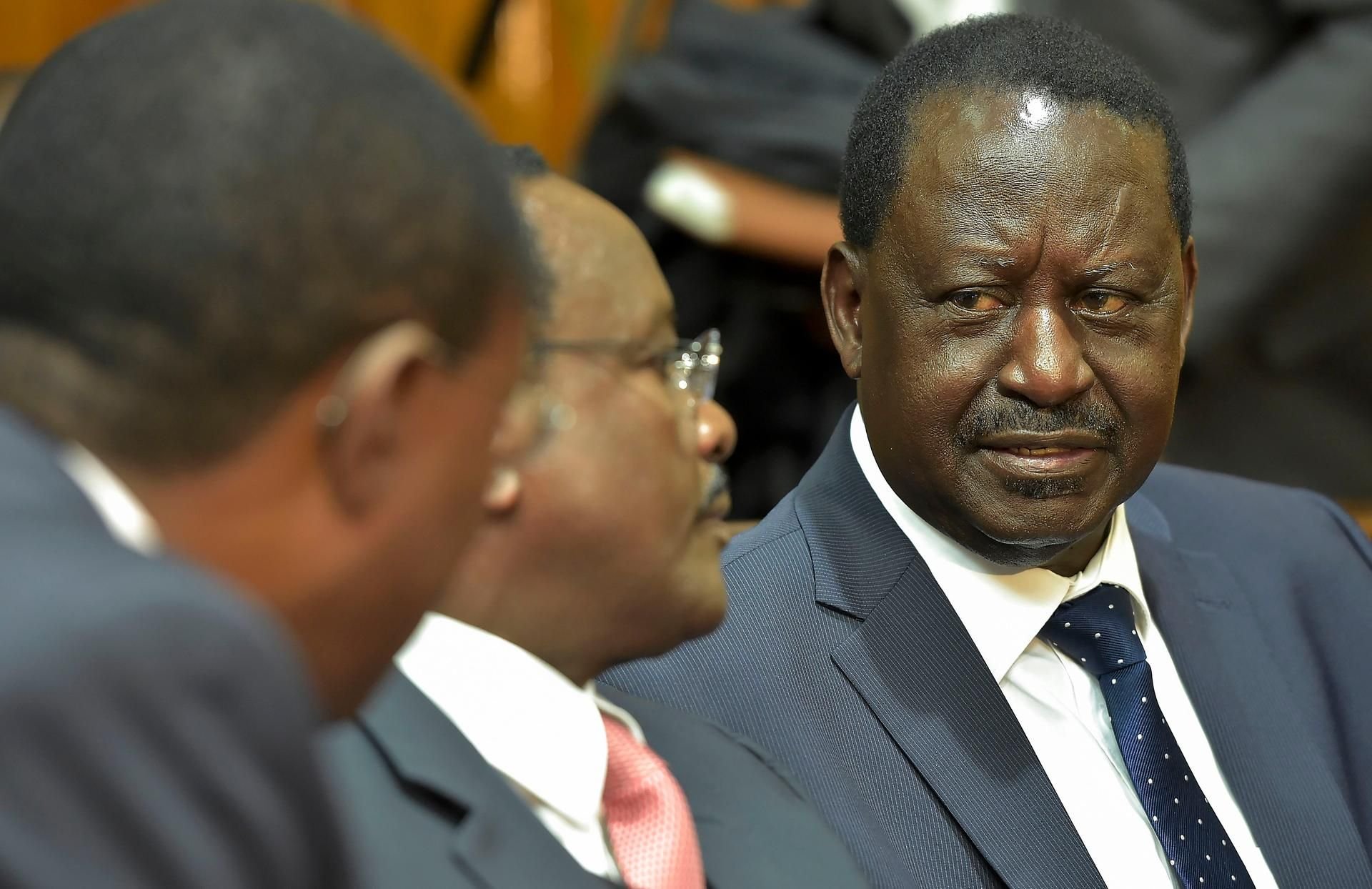 Oppositionsführer Raila Odinga vor Gericht