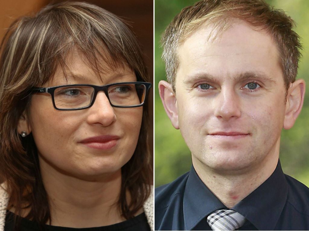 Katja Pähle (l.) und Christian Weinert (beide SPD)