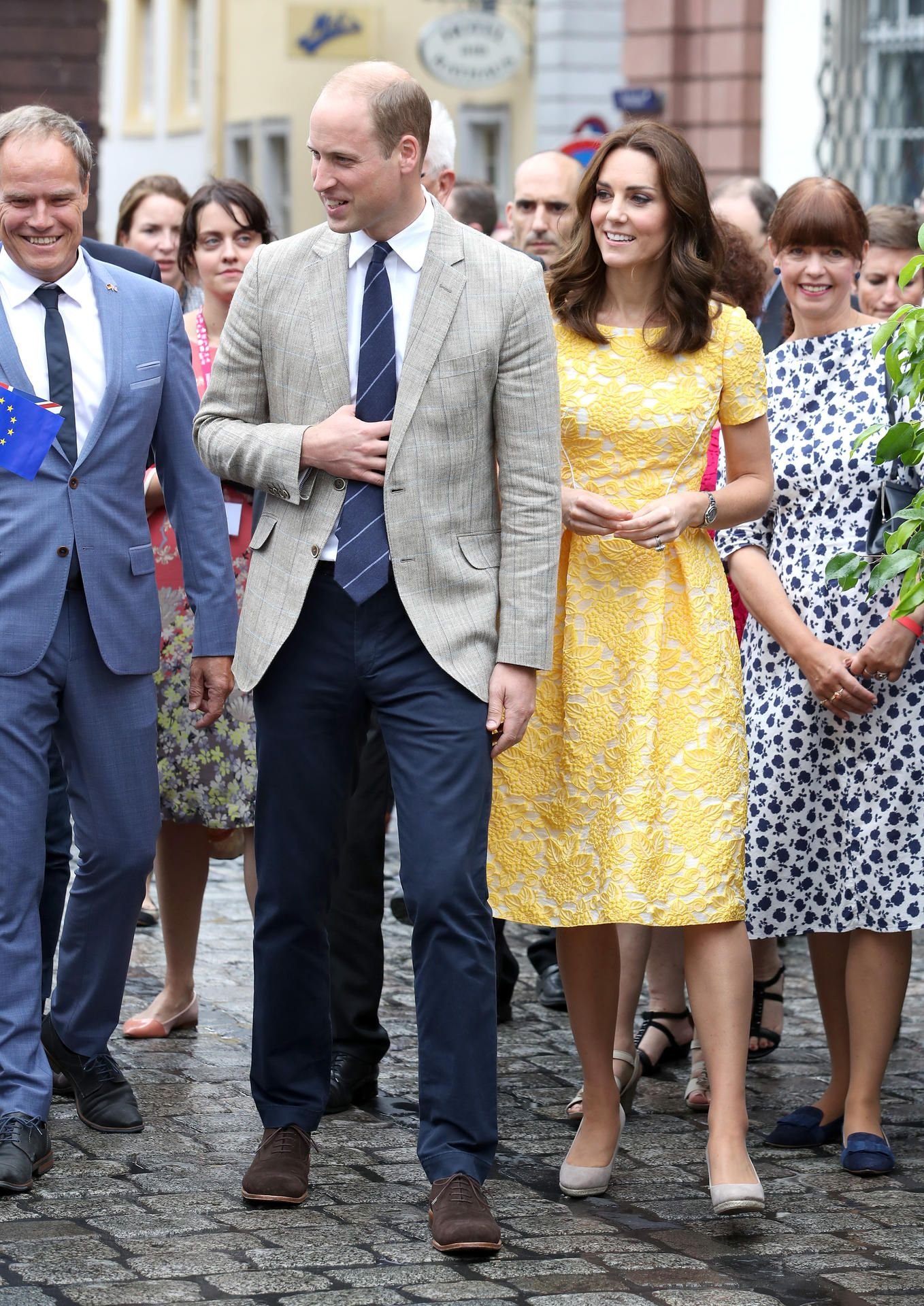 Prinz William und Herzogin Kate bei ihrem Besuch in Heidelberg