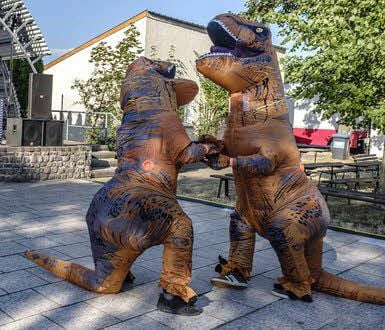Selbst die Dinos tanzten.