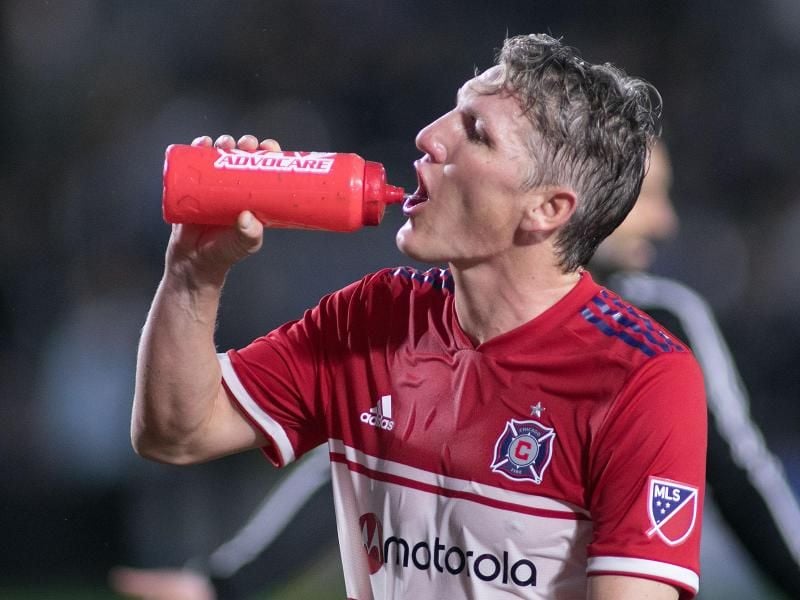 Bastian Schweinsteiger hat mit den Chicago Fire den ersten Saisonsieg feiern dürfen. Foto: Javier Rojas/Prensa Internacional via ZUMA/dpa