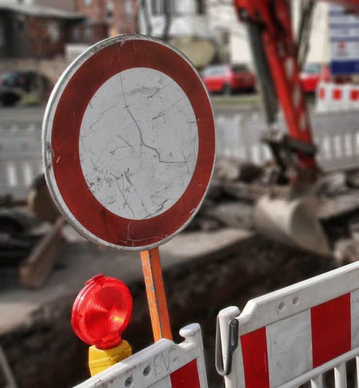 Eine Baustelle